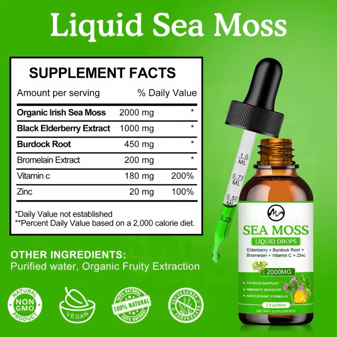 Sea Moss Liquid Drops